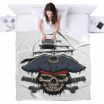 Captain And Pirate Attributes Blankets 124042753