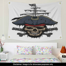 Captain And Pirate Attributes Wall Art 124042753