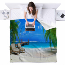 Caraibean Beach Ponton 06 Blankets 7494461