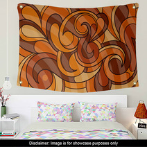 Caramel Abstraction Wall Art 48701916