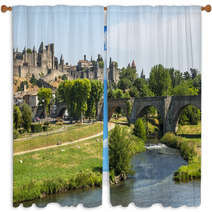 Carcassonne France Window Curtains 58945512