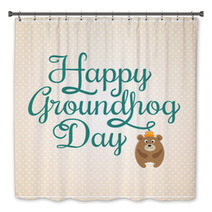 Card For Groundhog Day Bath Decor 97493496