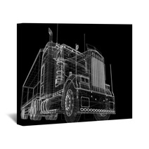 Cargo Delivery Vehicle Wall Art 66219631