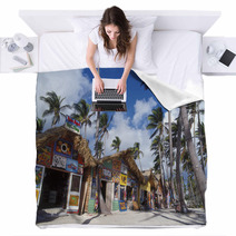 Caribbean Architecture Blankets 2299138