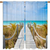 Caribbean Beach Window Curtains 45039628