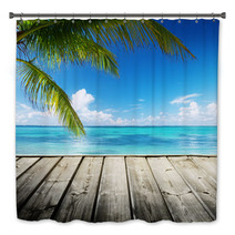Caribbean Sea And Perfect Sky Bath Decor 55082980