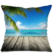 Caribbean Sea And Perfect Sky Pillows 55082980