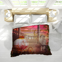 Carriage Castle Fantasy Backdrop Bedding 55167525