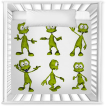 Cartoon Alien Nursery Decor 640030