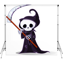 Cartoon Grim Reaper Backdrops 25206222