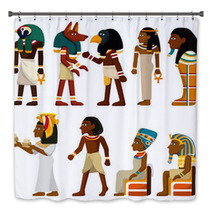 Cartoon Pharaoh Icon Bath Decor 31171923