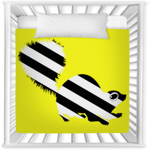 Cartoon Striped Skunk Nursery Decor 5448972
