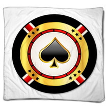 Casino Chip Blankets 44270234
