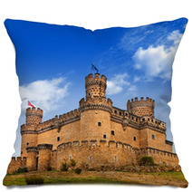 Castle Manzanares Spain Photography Pillows 60552838