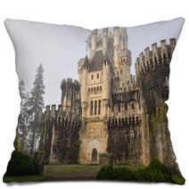 Castle Of Butron, Basque Country (Spain) Pillows 47680331