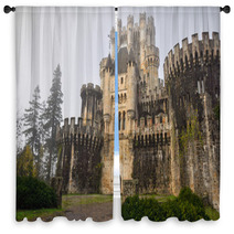 Castle Of Butron, Basque Country (Spain) Window Curtains 47680331