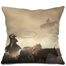 Catching Wild Horses Pillows 3270640