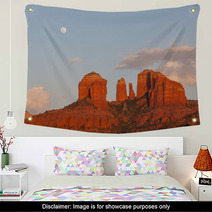 Cathedral Rock Moonrise Wall Art 64594470
