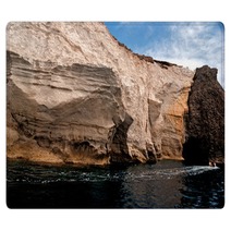 Caves And Rock Formations By The Sea At Kleftiko Area On Milos I Rugs 68036077
