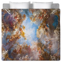 Ceiling Painting Of Palace Versailles Near Paris France Bedding 89641238