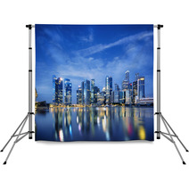 Central Business District In Singapore Backdrops 65743386