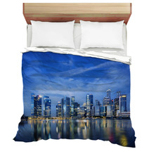 Central Business District In Singapore Bedding 65743386