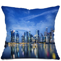 Central Business District In Singapore Pillows 65743386