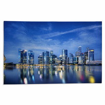 Central Business District In Singapore Rugs 65743386