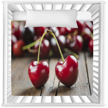 Cerezas, Alimentación Saludable Con Fruta Fresca De Temporada Nursery Decor 66070916