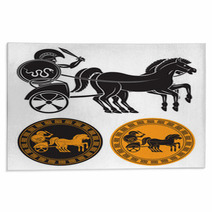 Chariot With Gladiator Rugs 47373514