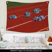 Cheerleader Pom Poms Wall Art 4742747
