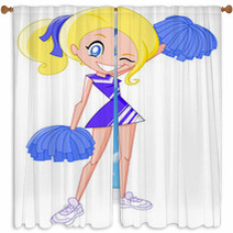Cheerleader Window Curtains 24435772