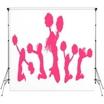 Cheerleaders Backdrops 34848772