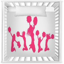 Cheerleaders Nursery Decor 34848772