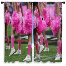 Cheerleaders Pom-pom Girl Window Curtains 10120588