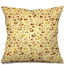 Cheetah Seamless Background Pillows 53976480