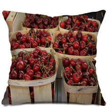 Cherries At A French Market Pillows 66590246