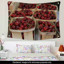 Cherries At A French Market Wall Art 66590246