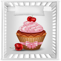 Cherry Cupcake Nursery Decor 66309156