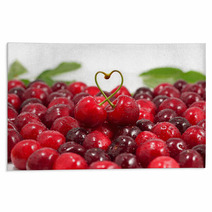 Cherry; Objects On White Background Rugs 59696825