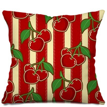Cherry Seamless Pattern Pillows 54806548