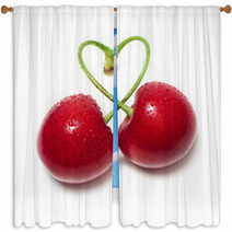 Cherry Window Curtains 14827914