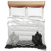 Chess Board And Chess Pieces Bedding 65402045