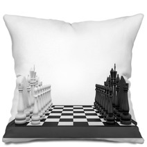 Chess Board And Chess Pieces Pillows 65402045