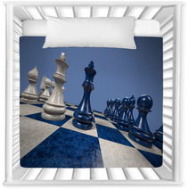 Chess Contest: Black Versus White Nursery Decor 53403888