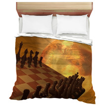 Chess Strategy - 3D Render Bedding 51172906