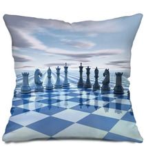Chess Surreal Background Pillows 60755830