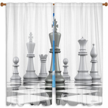 Chess Window Curtains 69843986