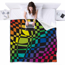 Chessboard Color Blankets 32685397