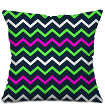 Chevron Colorful Pattern Pillows 138310944